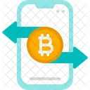 Bitcoin Transfer Transfer Transaction Icon
