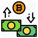 Cash Money Bitcoin Icon