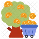 Bitcoin Tree Cryptocurrency Crypto Icon