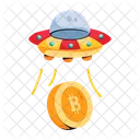 Bitcoin Ufo Crypto Ufo Spaceship Icon