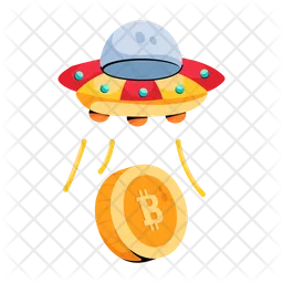 Bitcoin UFO  Icon