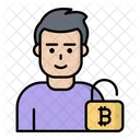 Bitcoin Unlock Bitcoin Access Icon