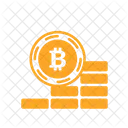 Bitcoin up coin  Icon