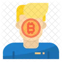 User Money Bitcoin Cryptocurrency Bitcoin User Bitcoin Icon
