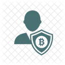Bitcoin usher safety shield  Icon