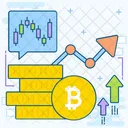 Growth Chart Graph Bitcoin Growth Icon