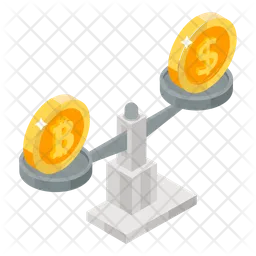 Bitcoin Value  Icon
