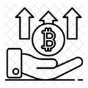 Bitcoin Value  Icon