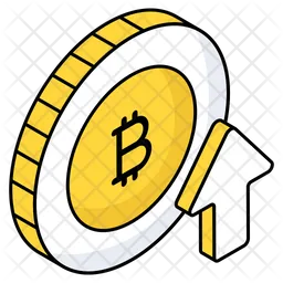 Bitcoin Value Increase  Icon