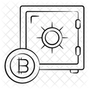 Bitcoin Vault Locker Safe Icon