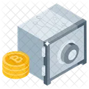 Bitcoin Vault Locker Safe Icon