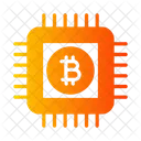 Bitcoin Verarbeitung Icon