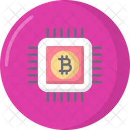 Bitcoin-Verarbeitung  Symbol