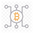 Bitcoin-Verbindung  Symbol