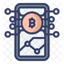 Bitcoin-Verbindung  Symbol