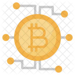 Bitcoin-Verbindung  Symbol