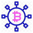 Bitcoin-Verbindung  Symbol