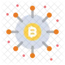 Bitcoin-Verbindung  Symbol