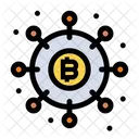 Bitcoin-Verbindung  Symbol