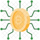 Bitcoin-Verbindung  Symbol