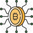 Bitcoin-Verbindung  Symbol