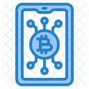 Bitcoin-Verbindung  Symbol