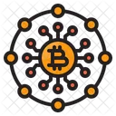 Bitcoin-Verbindung  Symbol