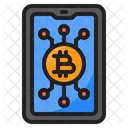 Bitcoin-Verbindung  Symbol