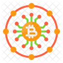 Bitcoin-Verbindung  Symbol