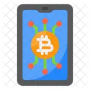 Bitcoin-Verbindung  Symbol