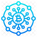 Bitcoin-Verbindung  Symbol