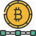 Bitcoin-Verbindung  Symbol