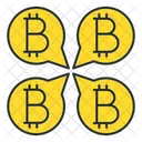 Bitcoin-Verbindung  Symbol