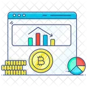 Finanzielle Verluste Geschaftsdiagramm Rezession Symbol