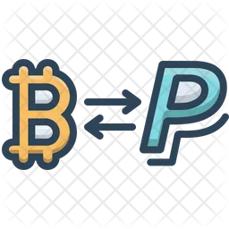 Bitcoin vers Paypal  Icône