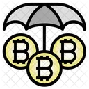 Bitcoin-Versicherung  Symbol