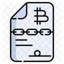 Bitcoin-Vertrag  Symbol