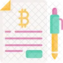 Bitcoin-Vertrag  Symbol