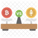 Bitcoin VS Ethereum  Icon