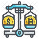 Bitcoin-Skala  Symbol