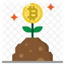 Bitcoin-Wachstum  Symbol