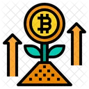 Bitcoin-Wachstum  Symbol