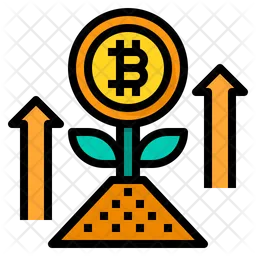 Bitcoin-Wachstum  Symbol