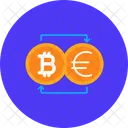 Bitcoin-Währungswechsler  Symbol