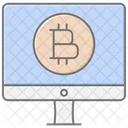 Bitcoin Wallet Lineal Color Icon Icon