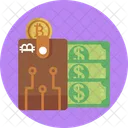 Bitcoin Wallet Blockchain Icon
