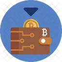Bitcoin Wallet Cryptocurrency Icon