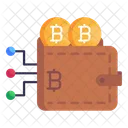 Cryptocurrency Wallet Bitcoin Wallet Billfold Icon