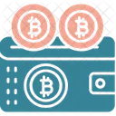 Bitcoin Cryptocurrency Wallet Icon