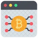 Bitcoin Web  Icon
